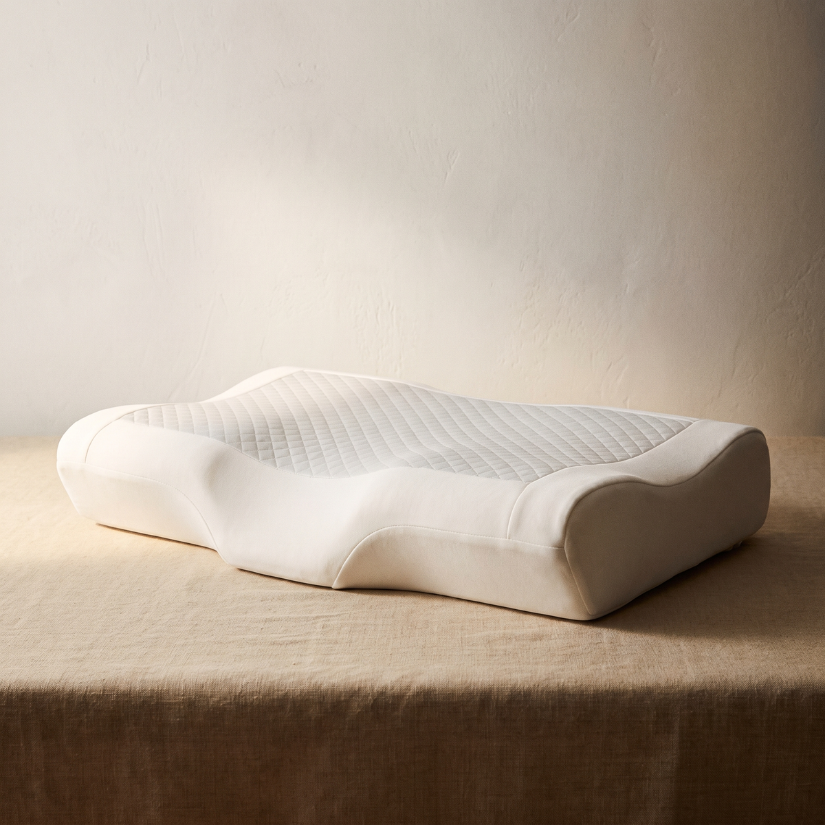Gel-infused memory foam contour pillow