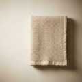 100% Cotton Waffle Jacquard Throw Blanket – studio