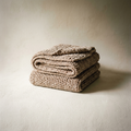 Hand-Knit Chunky Chenille Throw Blanket – studio
