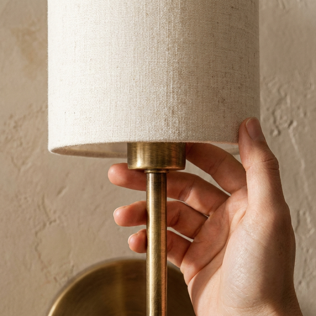 Rechargeable Wall Sconces Set of 2 – detail close-up