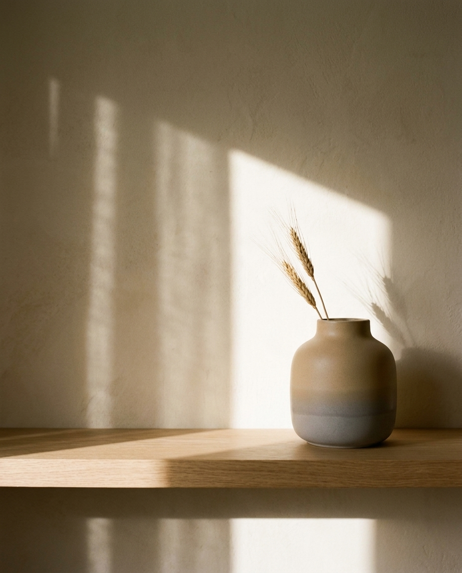 Matte Ceramic Vase – in the room