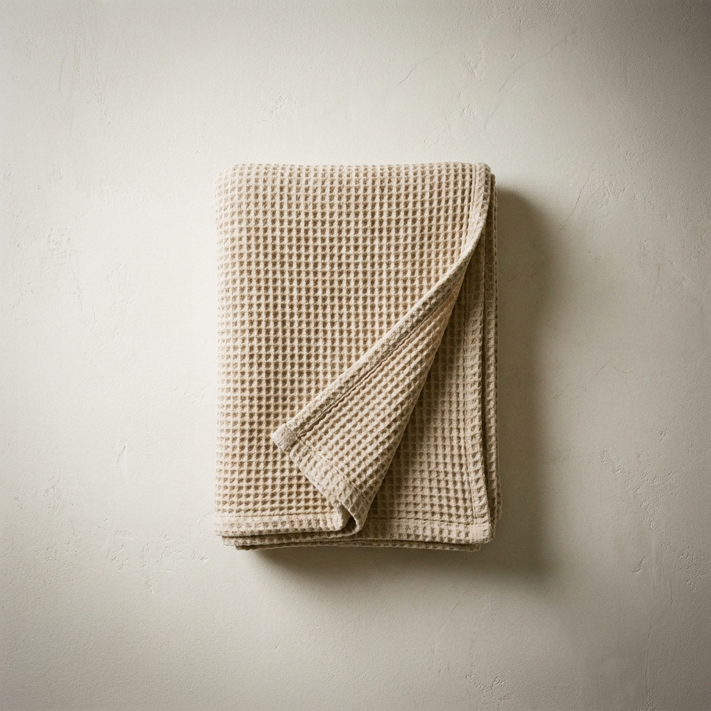 Cotton Waffle Throw Blanket – studio