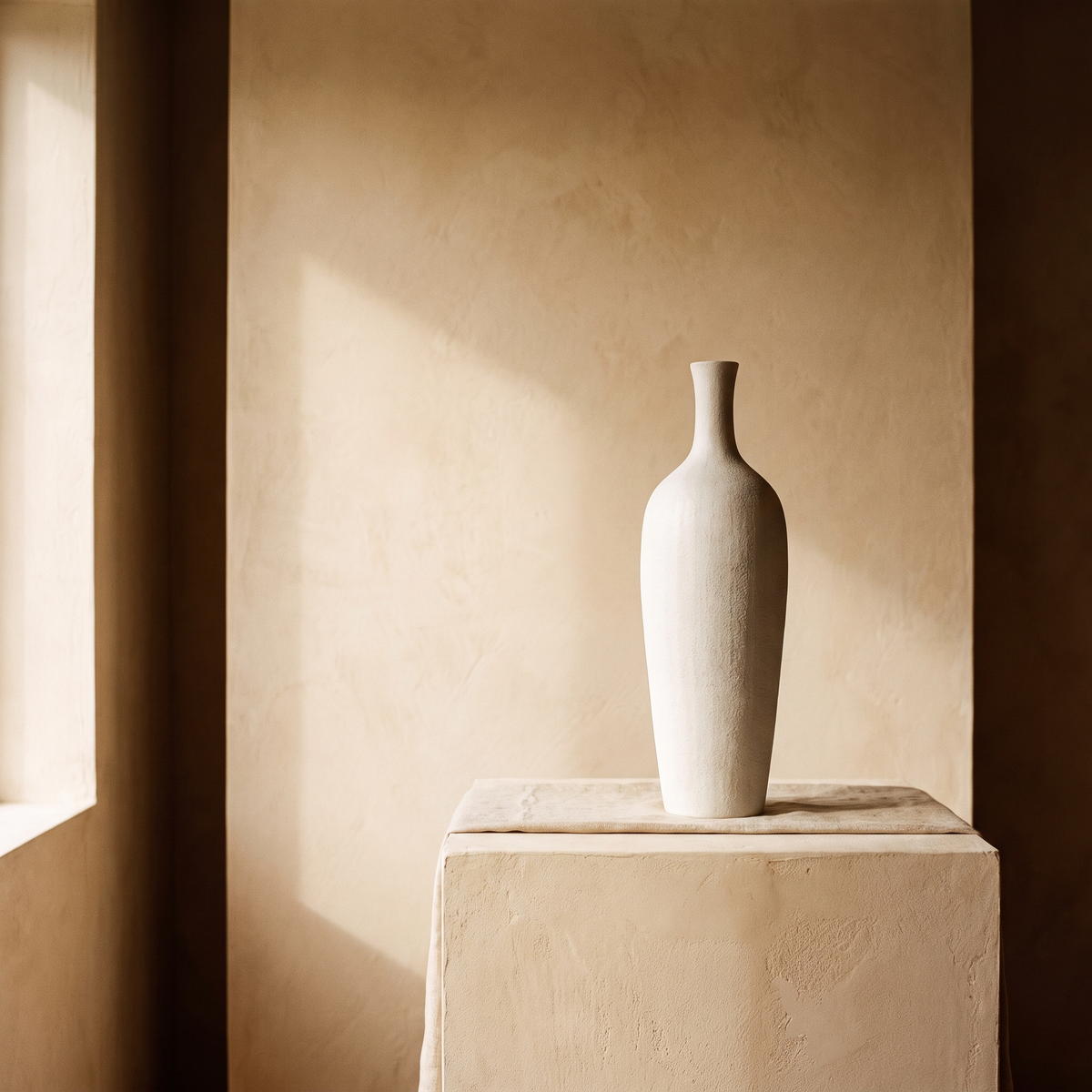Tall Slender Ceramic Vase – studio