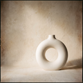 Nordic Donut Ceramic Vase – studio