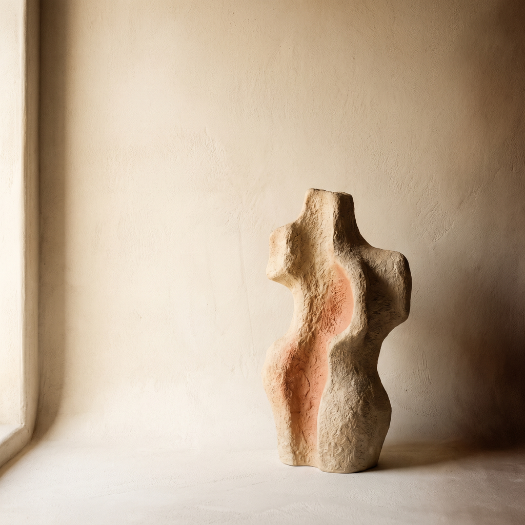 Abstract Coral Texture Sculpture – studio
