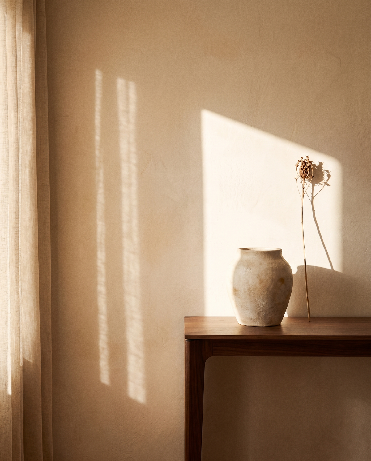 Wabi Sabi Ceramic Vase – in the room