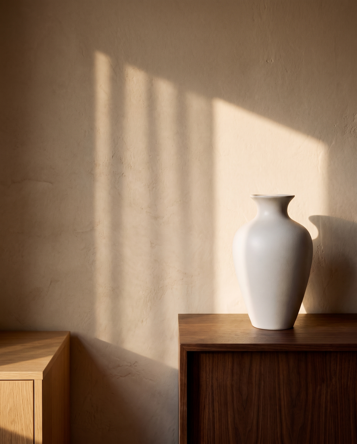 Modern Italian Style Ceramic Vase – in the room