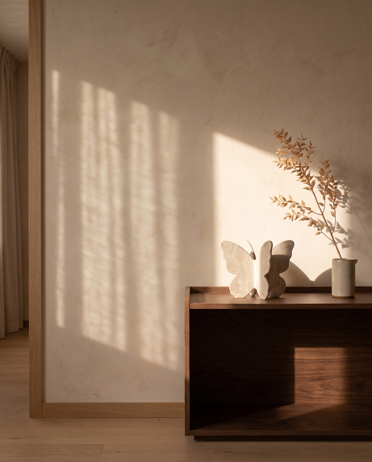 Wabi Sabi Butterfly Vase – in the room