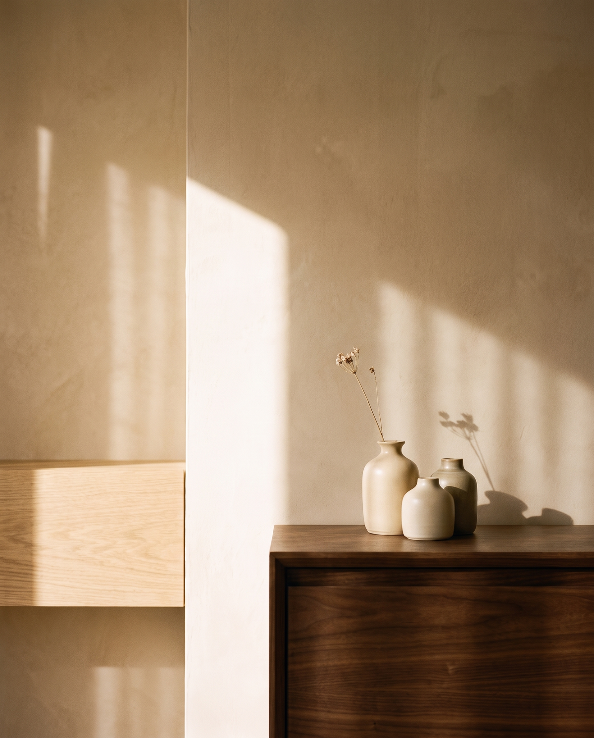 Mini Ceramic Bud Vase Set – in the room