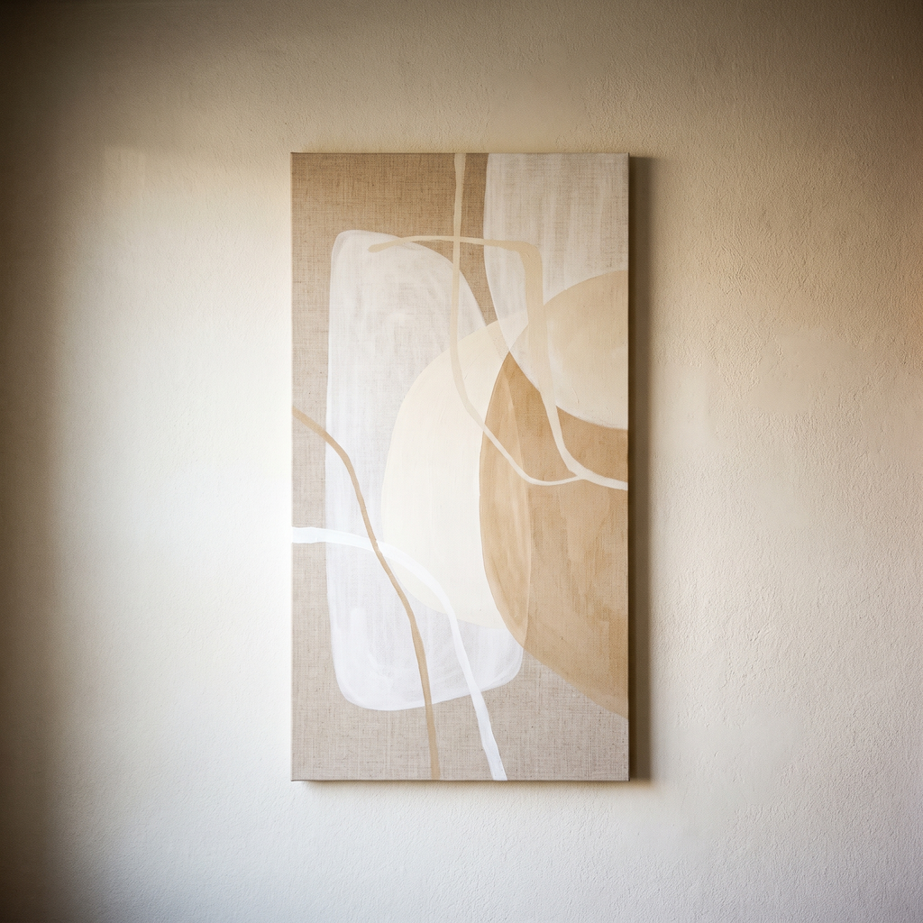 Extra Large Minimalist Abstract Canvas – studio