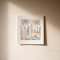 Boho Coastal Neutral Surf Poster – studio