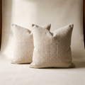 Neutral Chenille Cross Grid Pillow Covers – studio