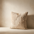 Chenille Tufted Line Pillow Cover 18x18 – studio