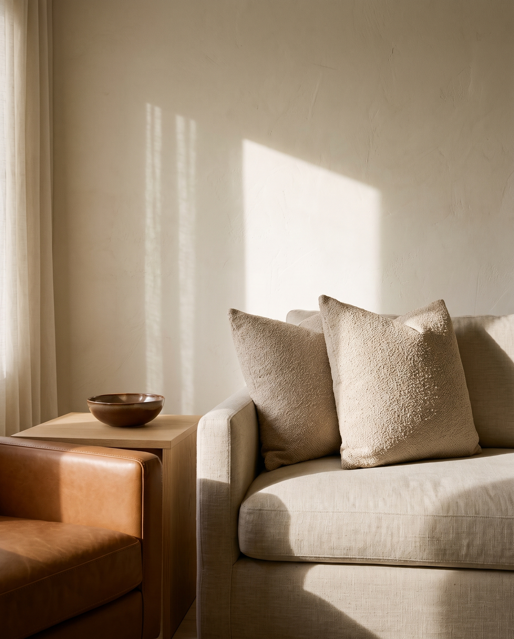 Textured Boucle Pillow Cover – in the room