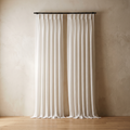 Pinch Pleat Sheer Voile Curtains Set of 2 – studio