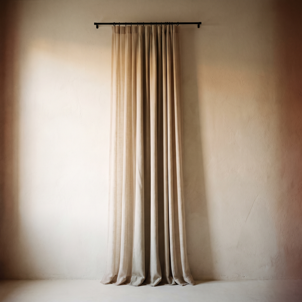 Double Layer Blackout & Sheer Curtains – studio