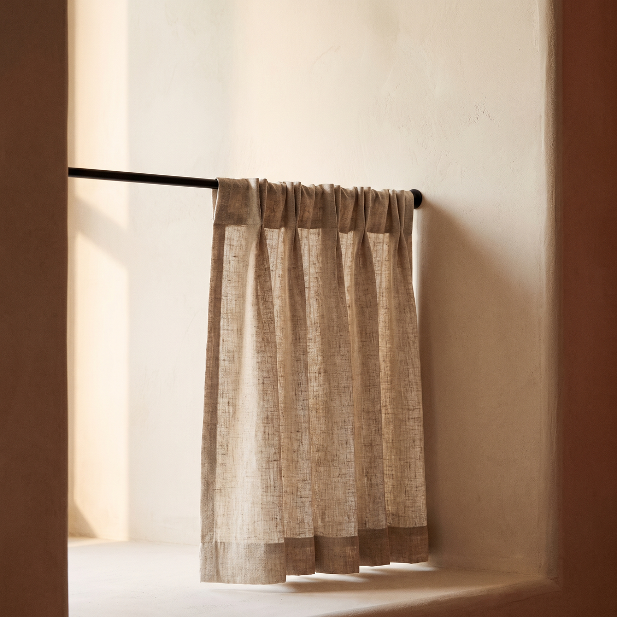 Linen Blend Cafe Curtains – studio