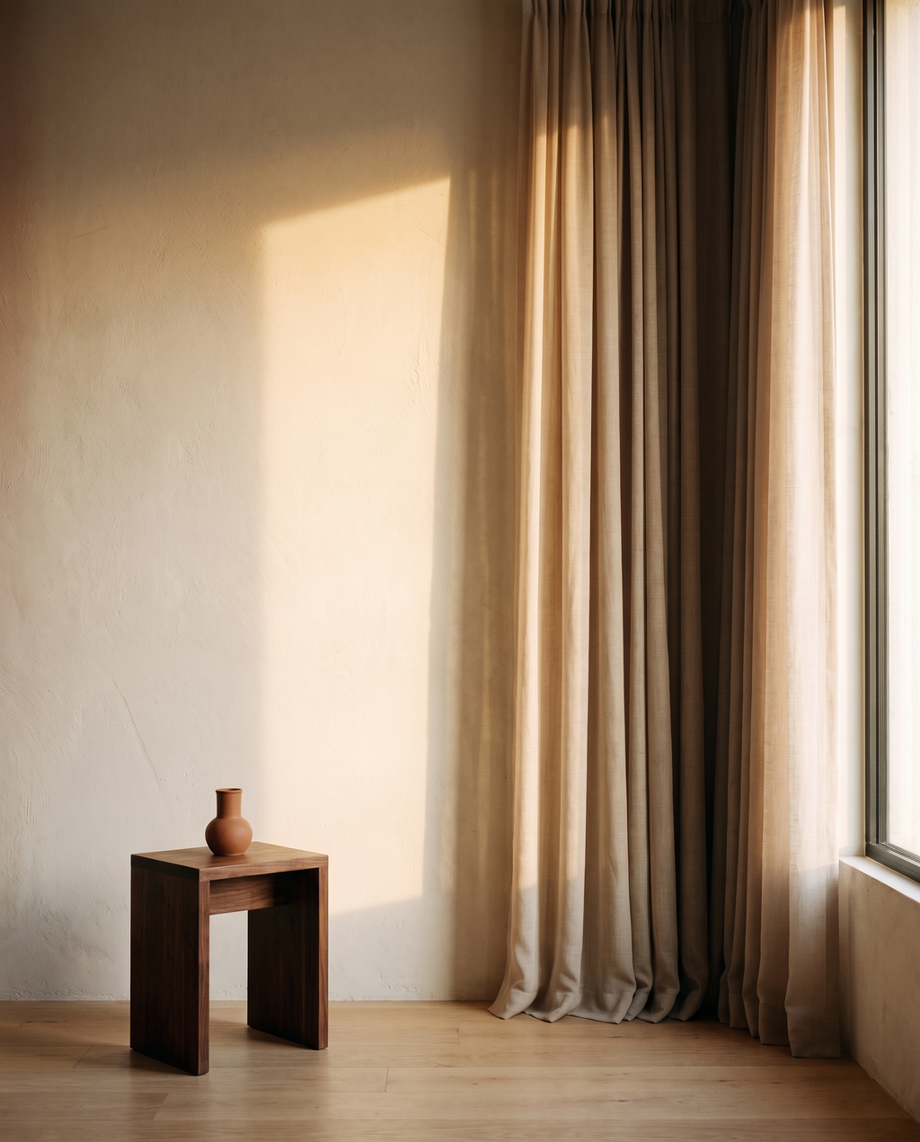 Double Layer Blackout & Sheer Curtains – in the room