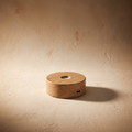 Round Wooden Night Light Base – studio