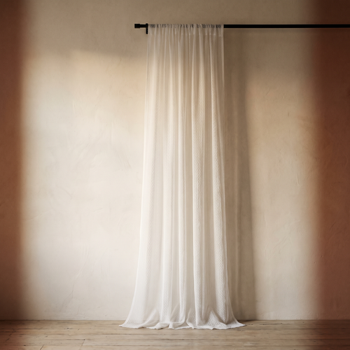 3D Geometry Sheer Tulle Curtains – studio