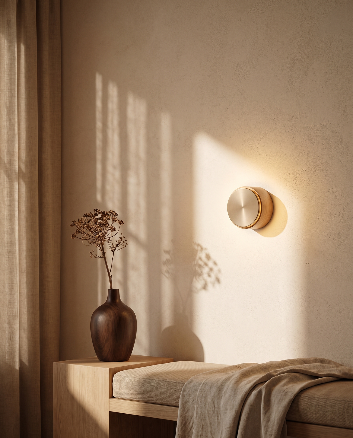 Magnetic Wall Sconce 360 Dimmable – in the room