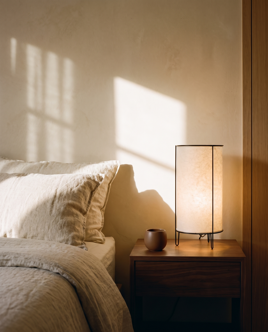 Rice Paper Table Lamp – in the room