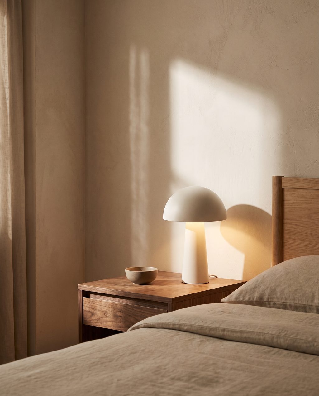 Mushroom Table Lamp LED – in the room