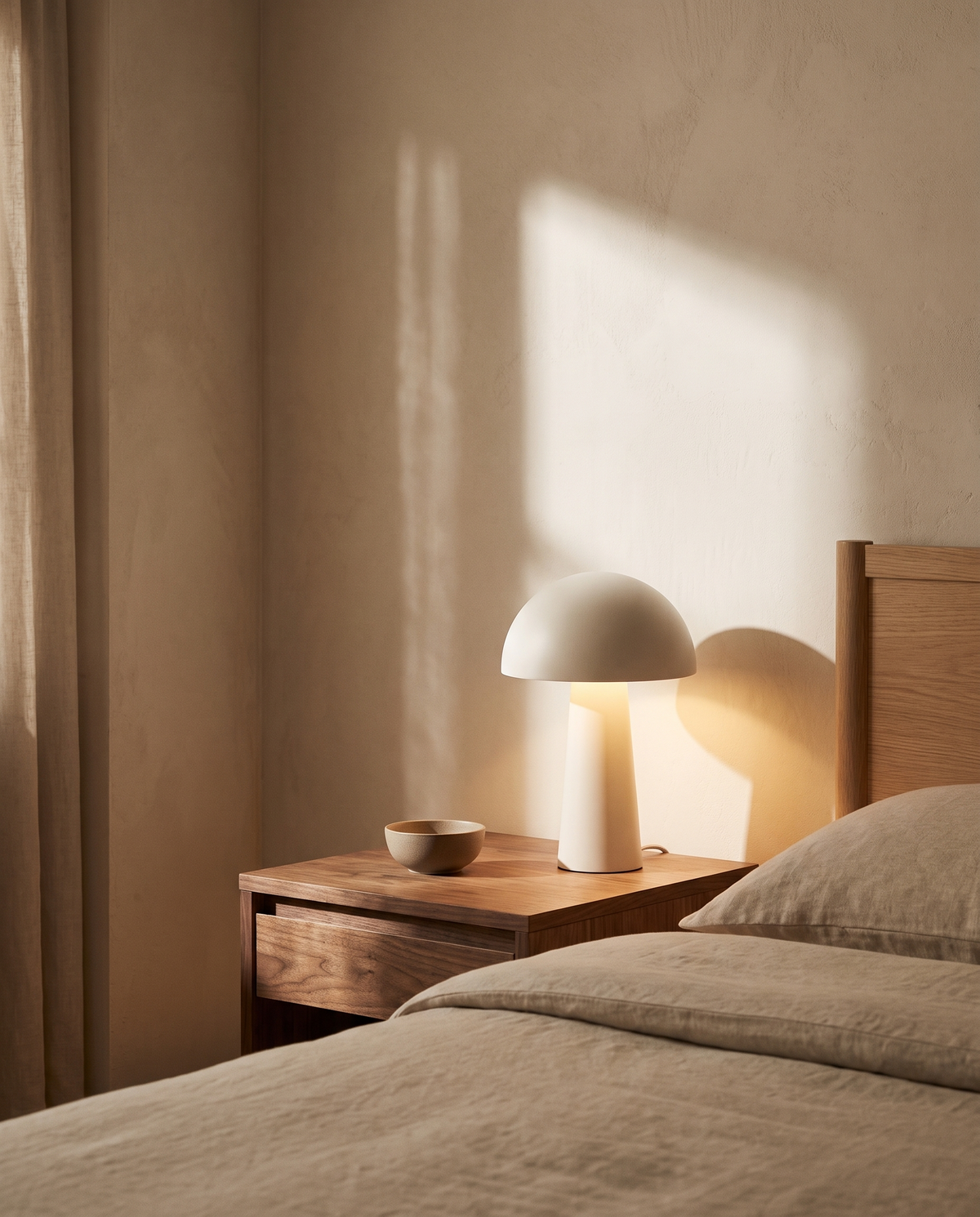 Mushroom Table Lamp LED – in the room