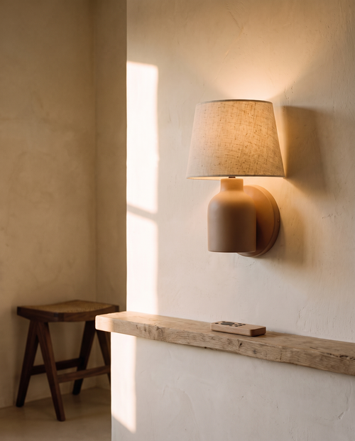 Battery Wall Sconce USB – in the room