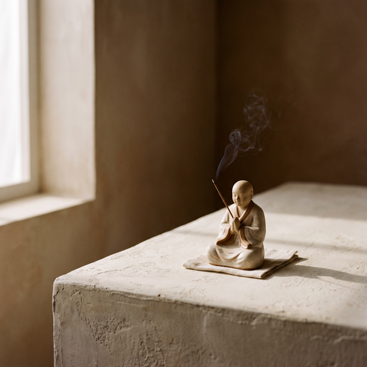 Little Monk Ceramic Incense Burner – studio