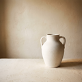 Large White Farmhouse Vase with Handles 11 in – studio