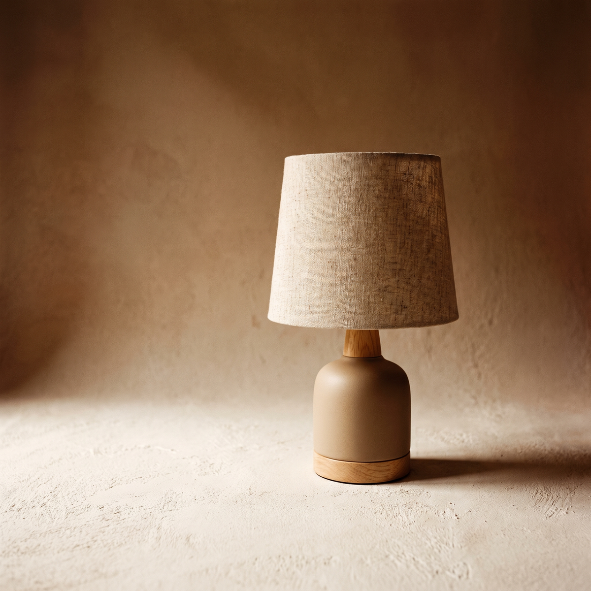 Cordless LED Table Lamp with Fabric Shade – studio