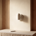 Battery Wall Sconce with Remote, Black or White – studio