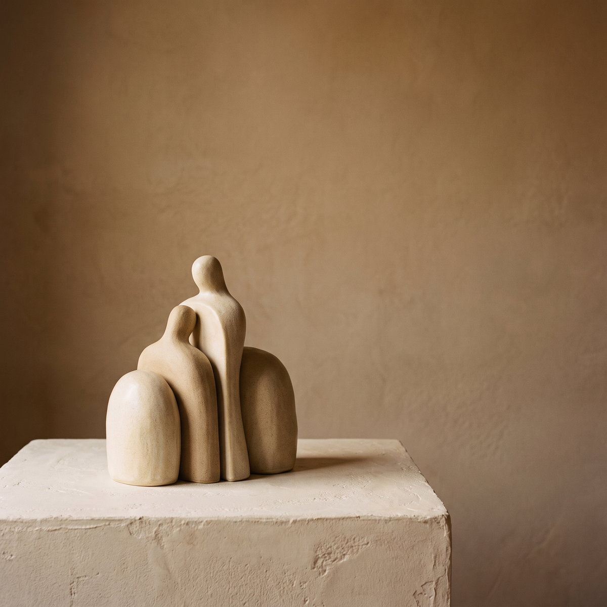 Abstract Figure Ceramic Bookends, Set of 2 – studio