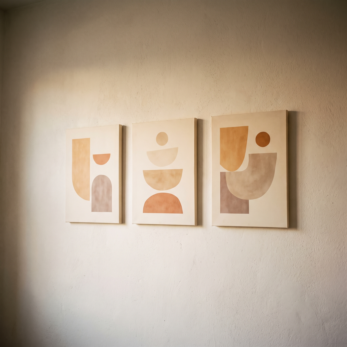 Vintage Mid-Century Abstract Canvas Posters – studio